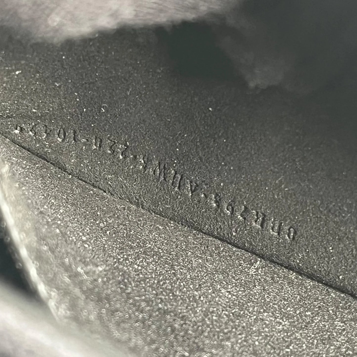 FENDI Mesh Technical Knit Baguette Chain Shoulder Bag - Black 