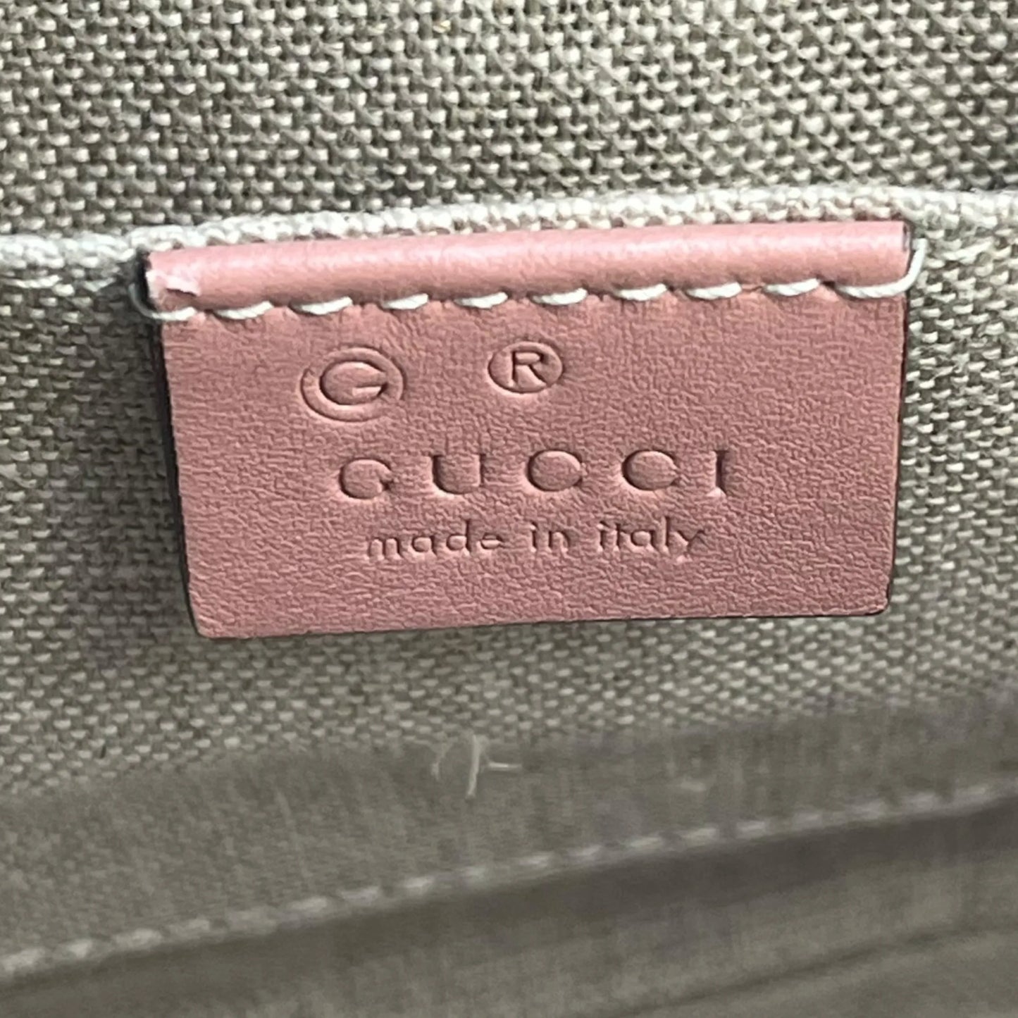 GUCCI Micro Guccissima Dome Handbag/Shoulder Bag - Pink 