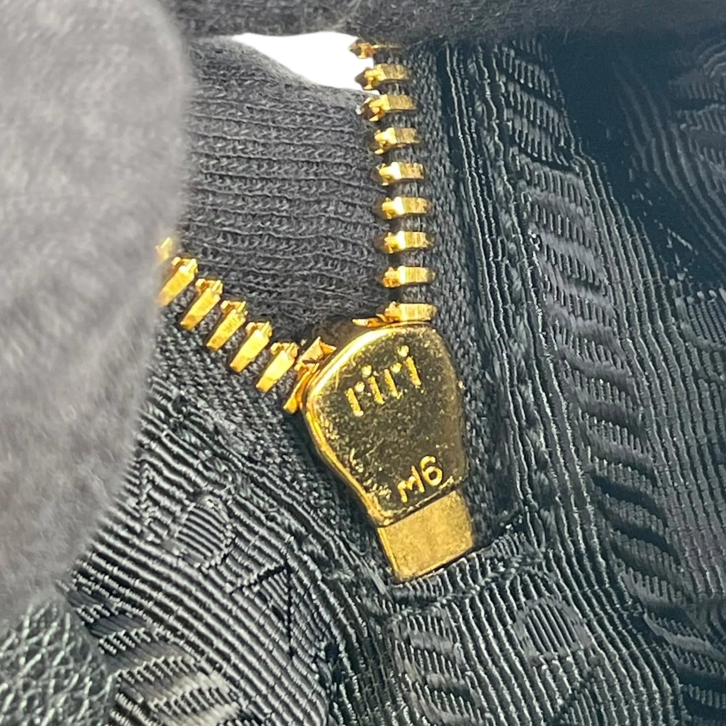 PRADA Saffiano Leather Shoulder Bag - Black 