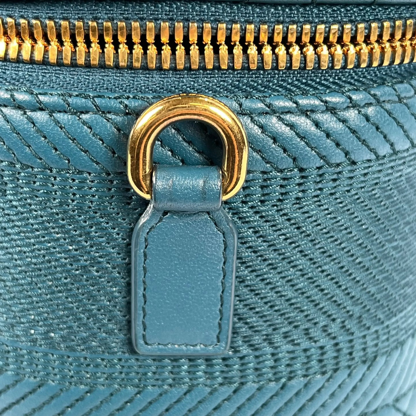 Dior Small Travel Vanity Handbag/Shoulder Bag - Blue 