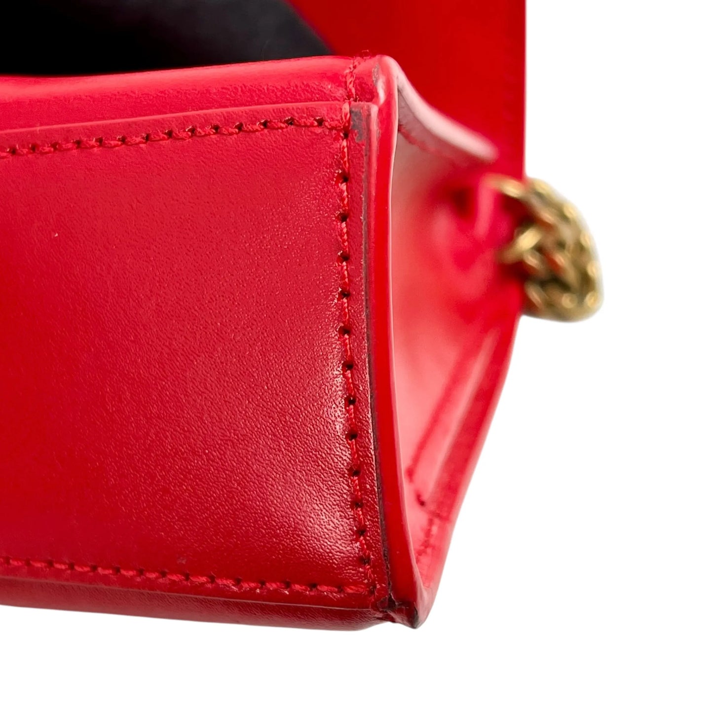 Balenciaga Hourglass Chain Shoulder Bag - Red 