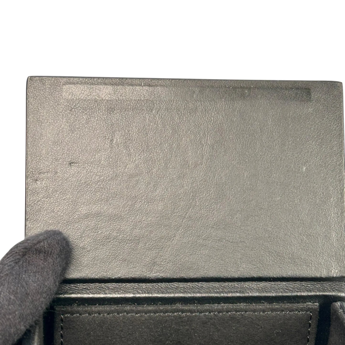 Fendi Roma Vertical Box Shoulder Bag - Black 