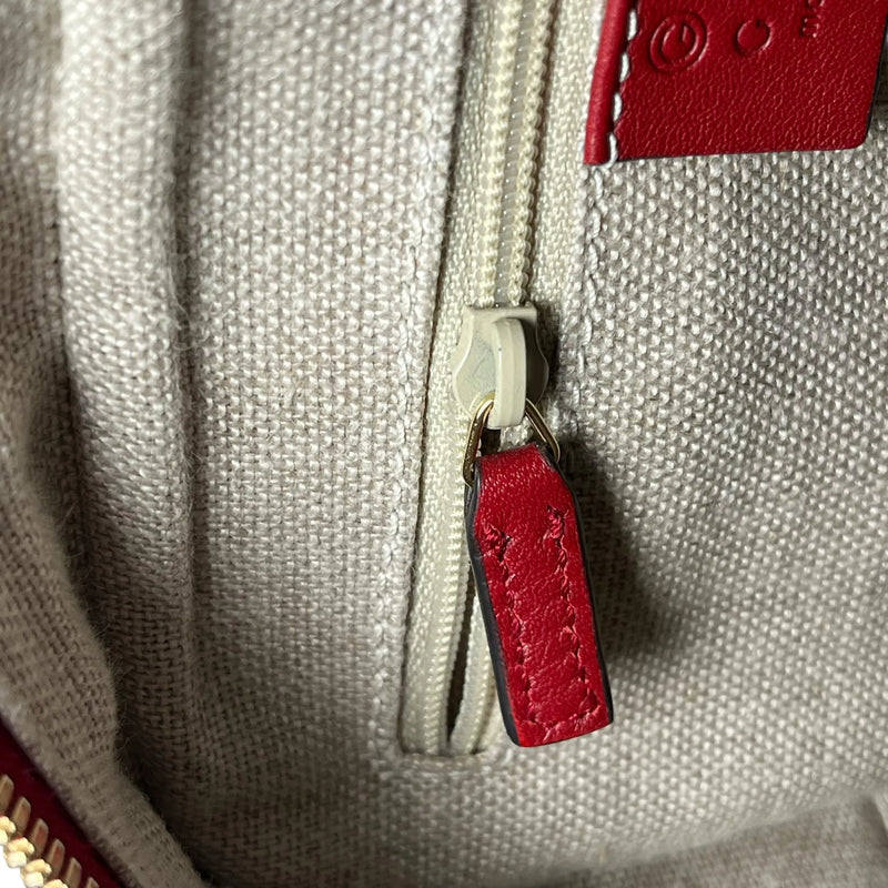 GUCCI Micro Guccissima Handbag - Red 