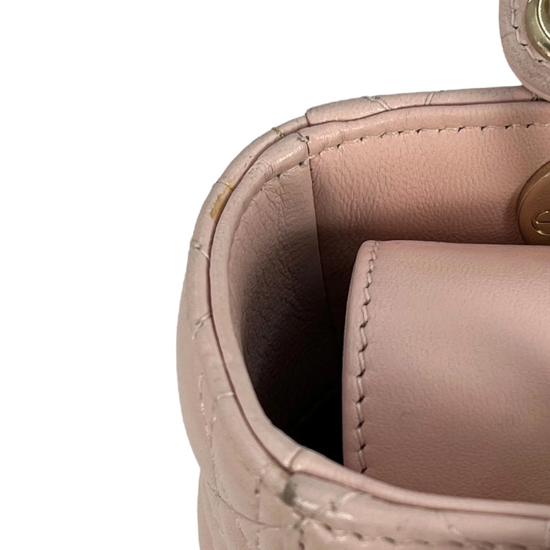 Dior Small Lady Dior My ABC Dior Leather Handbag - Pink 