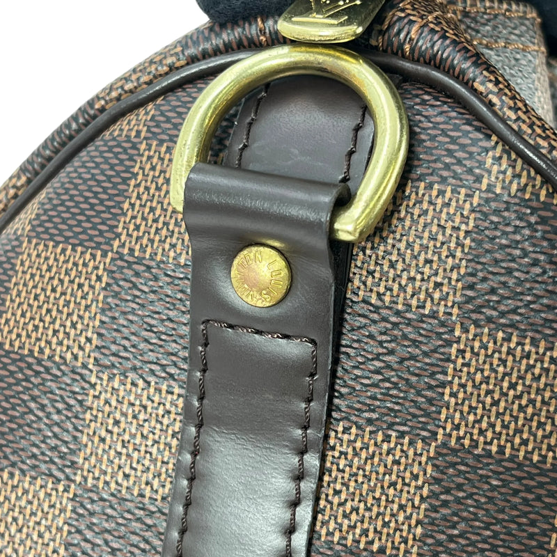 Louis Vuitton ダミエ エベヌ スピーディ25 バンドリエール ハンドバッグ - ダークブラウン