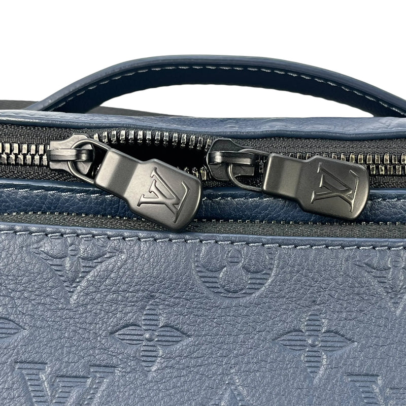 Louis Vuitton モノグラム シャドウ ディスカバリー バムバッグ ボディバッグ - ネイビー