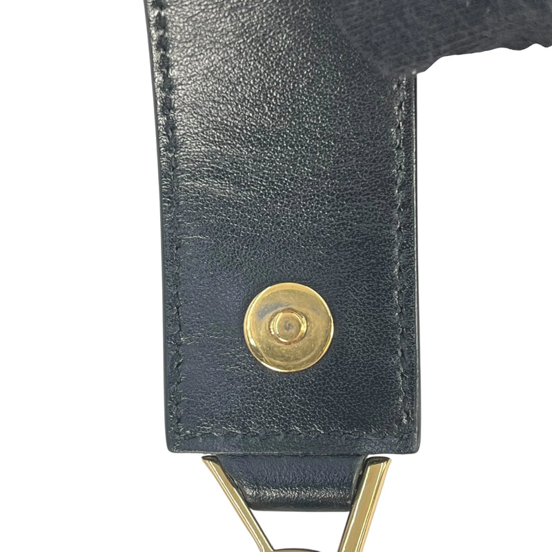 SAINT LAURENT ベイビーカバス レザー ハンドバッグ ショルダーバッグ - ブラック