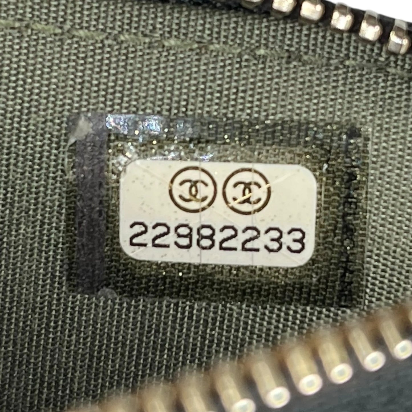 CHANEL Caviarskin Boy Double Zip Around Chain Wallet - Black 