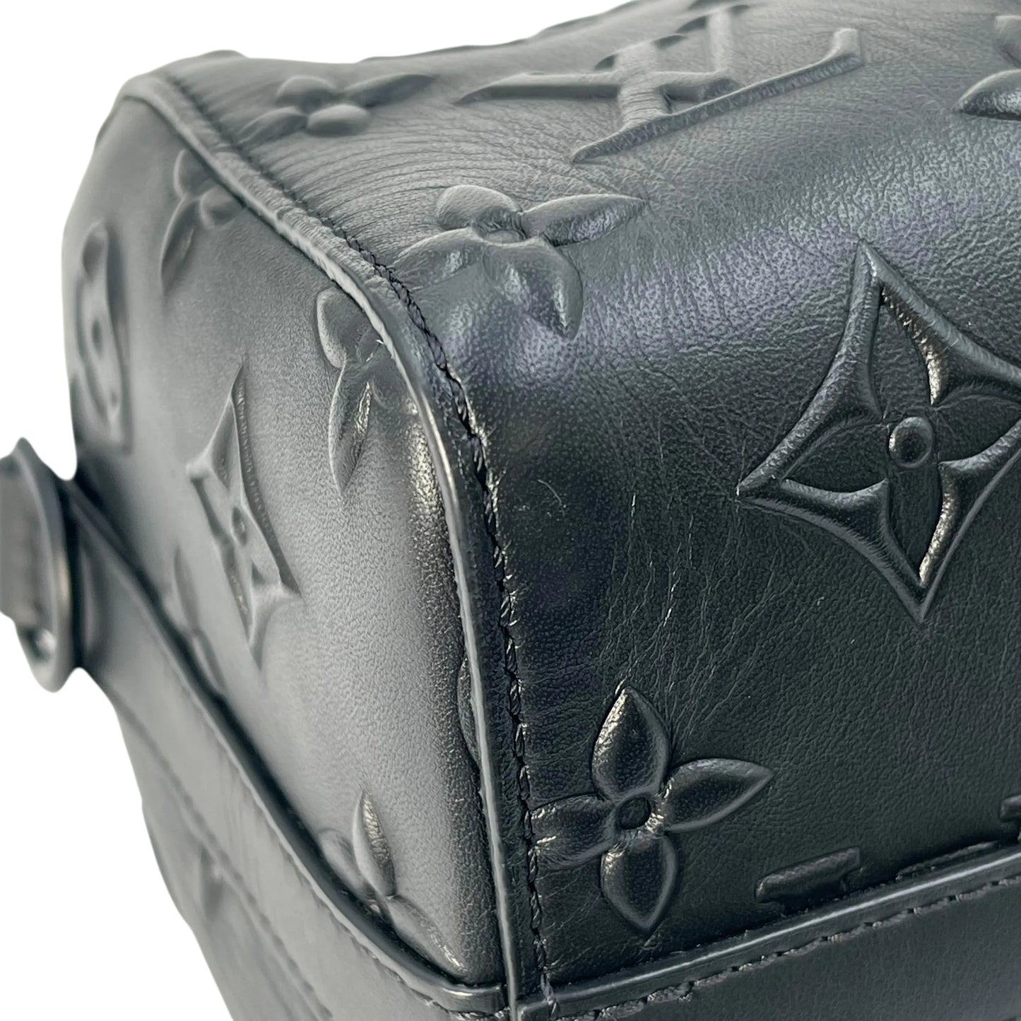 LOUIS VUITTON シティ キーポル モノグラム シール ショルダーバッグ - ブラック