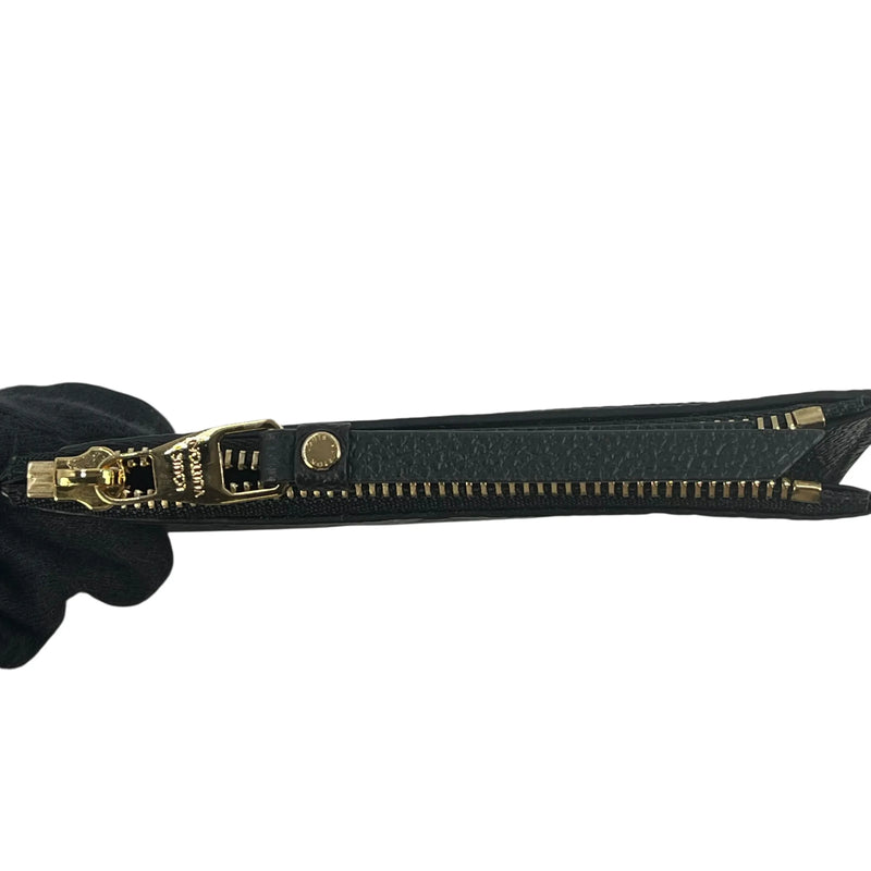 LOUIS VUITTON ポルト カルト モノグラム アンプラント コインケース カードケース - ブラック