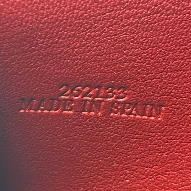 Loewe Calfskin Vertical Compact Wallet - Brown 