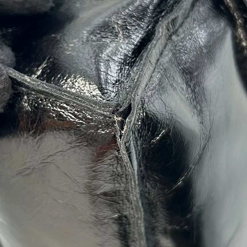 Maison Margiela Leather Shoulder Bag - Black 