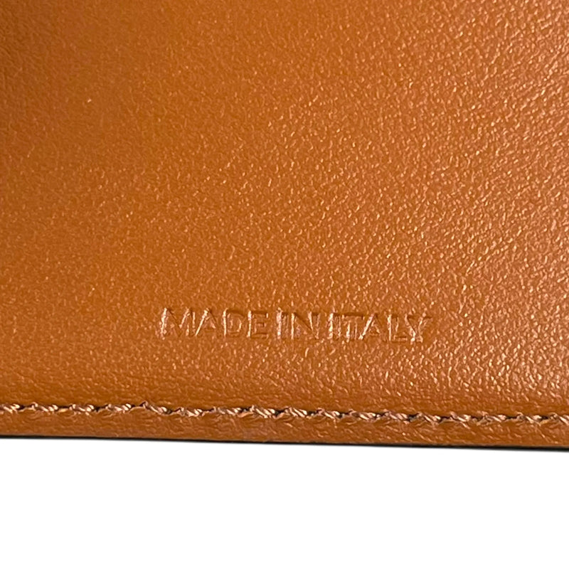 CELINE Triomphe Canvas Compact Wallet - Dark Brown 