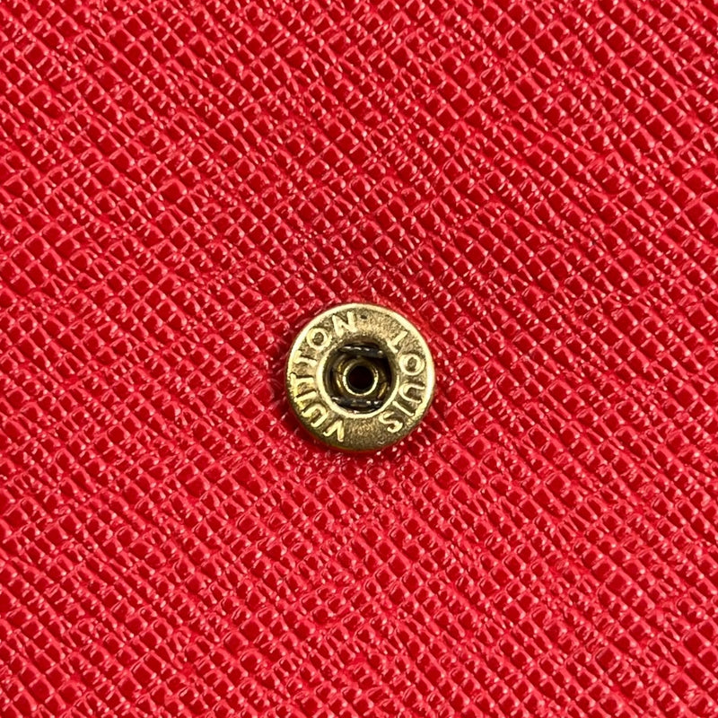 Louis Vuitton ポルトレゾール エテュイ パピエ エピレザー 三つ折り財布 コンパクトウォレット - レッド