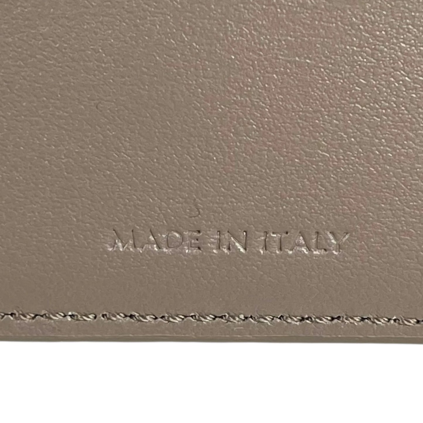 CELINE Small Strap Wallet in Calfskin, Bifold Compact Wallet - Gray 