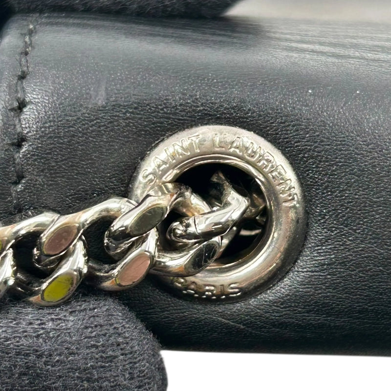 Saint Laurent ケイト タッセル ミディアム レザー チェーンショルダーバッグ - ブラック