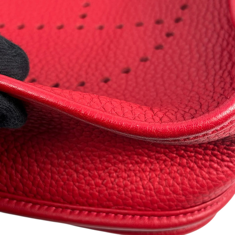 Hermès エヴリン3 PM トリヨンクレマンス T刻印（2015年製） ショルダーバッグ - レッド