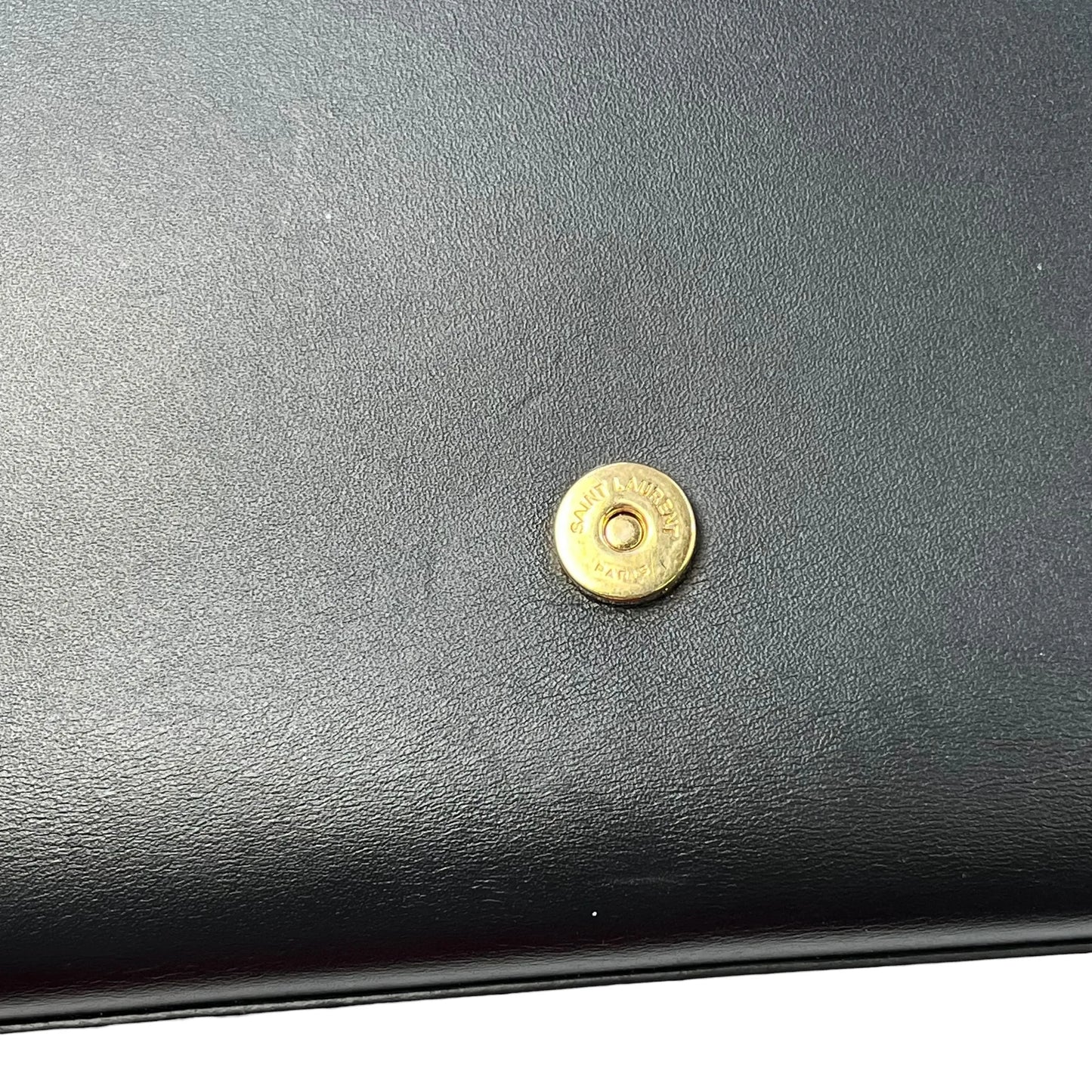 Saint Laurent Kate Tassel Medium Leather Chain Shoulder Bag - Black 