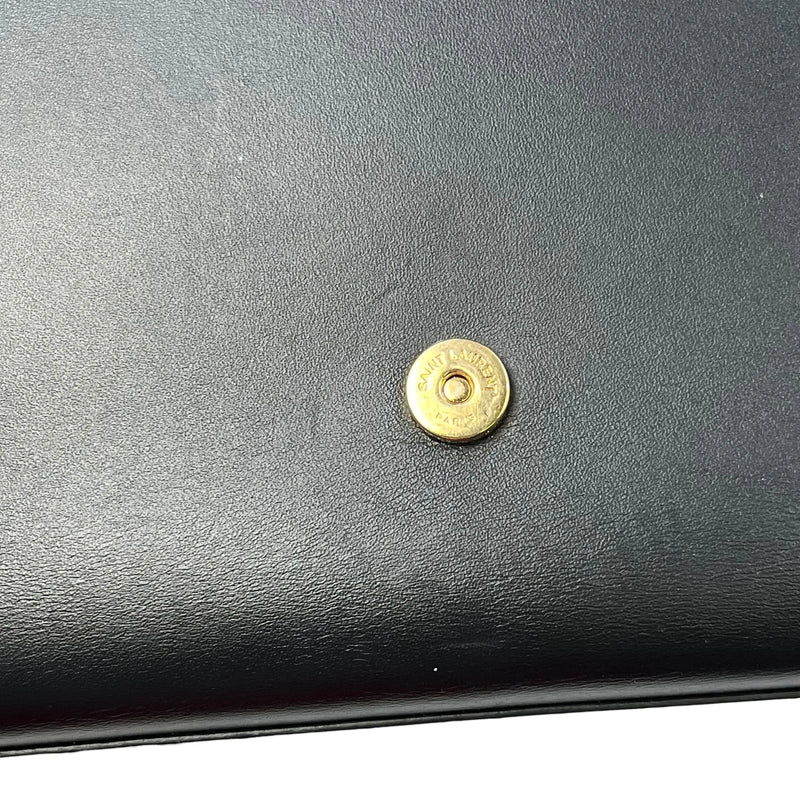 Saint Laurent Kate Tassel Medium Leather Chain Shoulder Bag - Black 