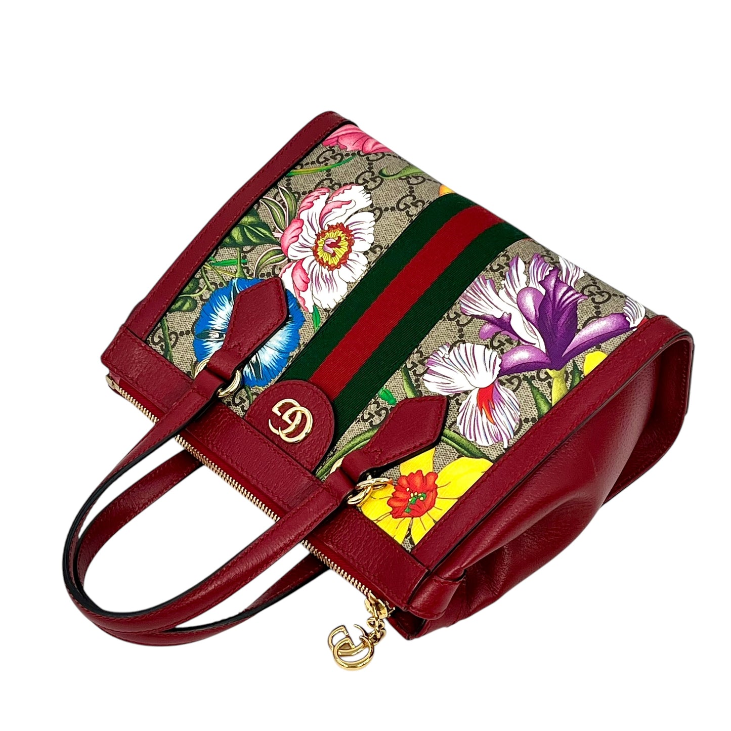 GUCCI Ophidia Handbag Shoulder Bag - Red 
