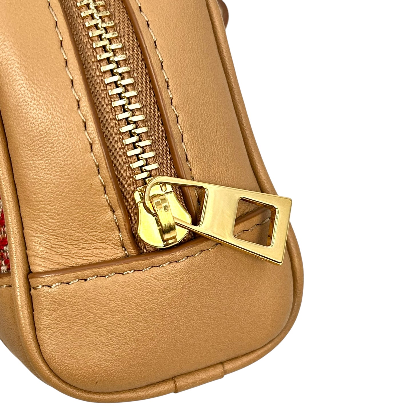 LOEWE Amazona Nano Mini Shoulder Bag - Brown and Red 