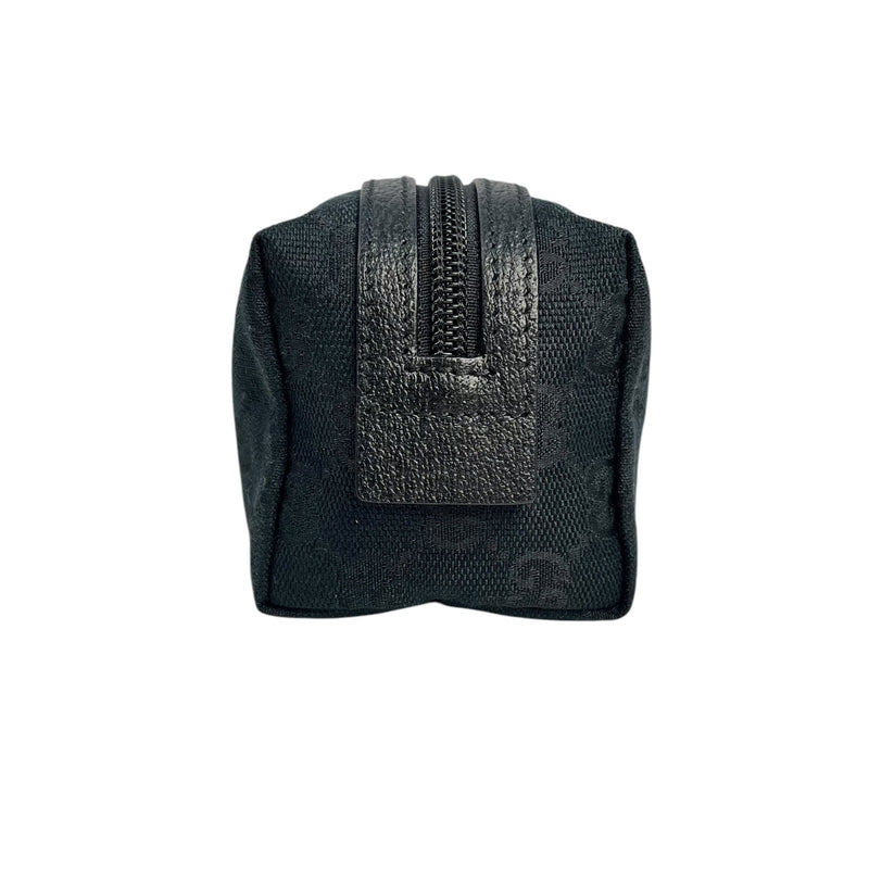 GUCCI GG Canvas Pouch - Black 
