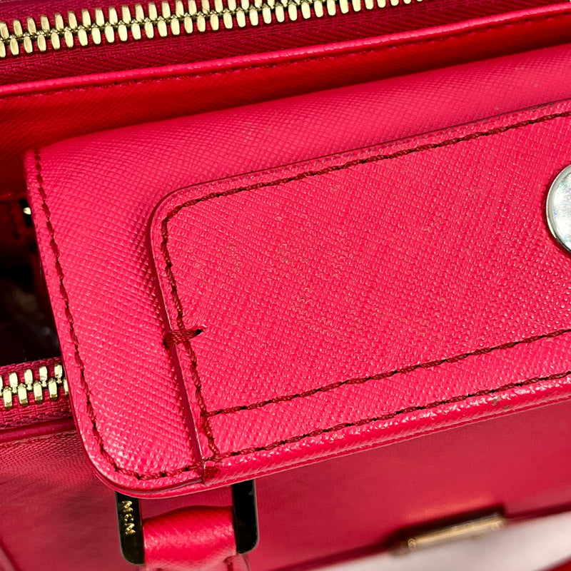 MCM Leather Handbag/Shoulder Bag - Pink 