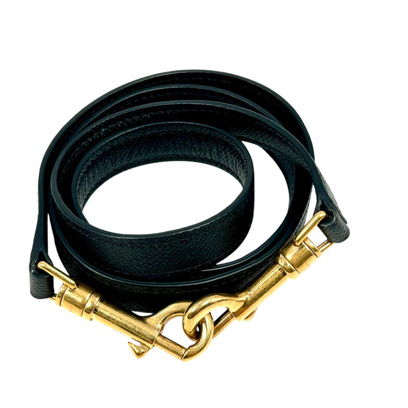 CELINE Leather Micro Beret Handbag/Shoulder Bag - Black 