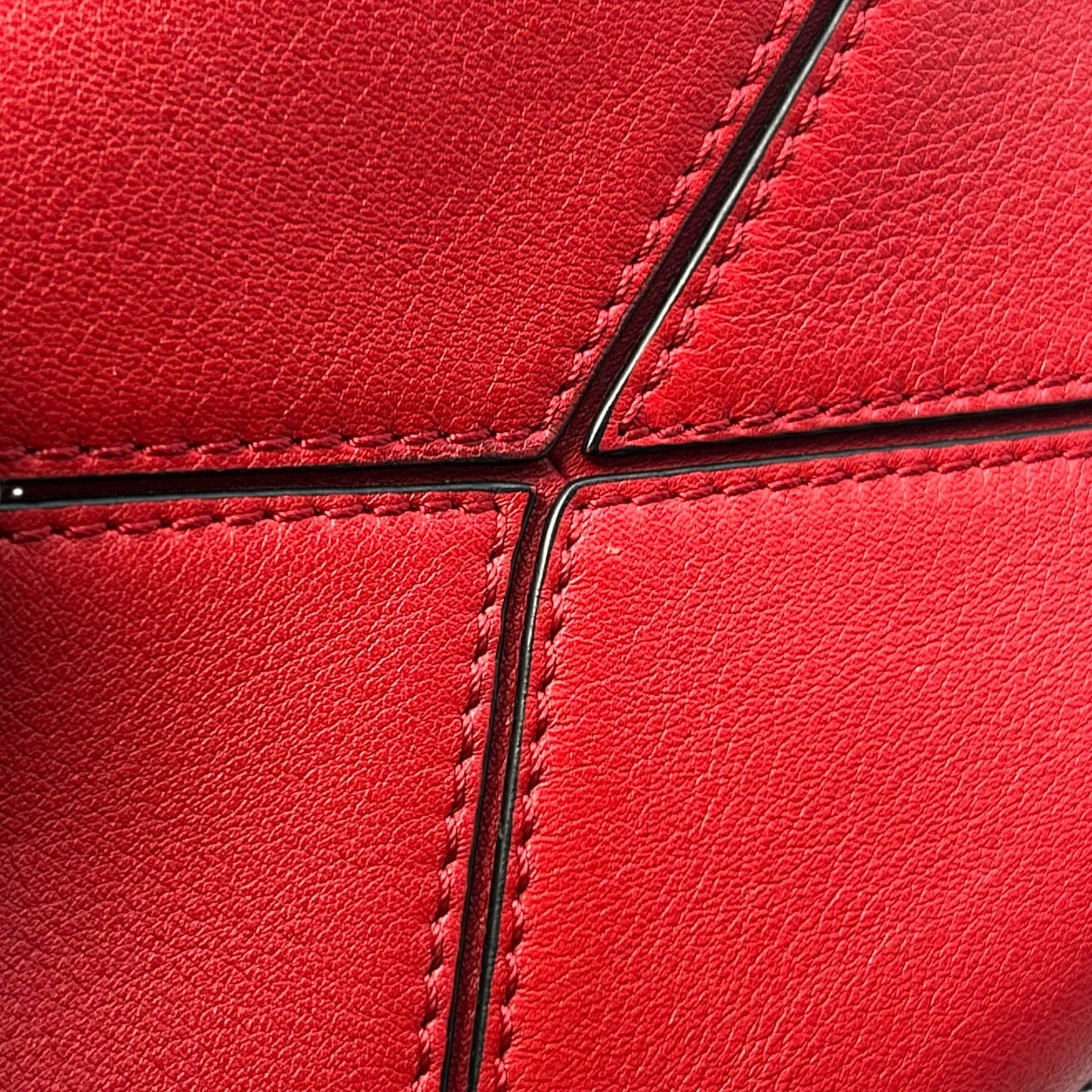 LOEWE パズルバッグ ミニバッグ ハンドバッグ - レッド