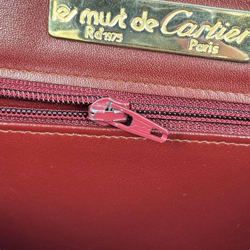 Cartier マストライン クラッチバッグ - レッド