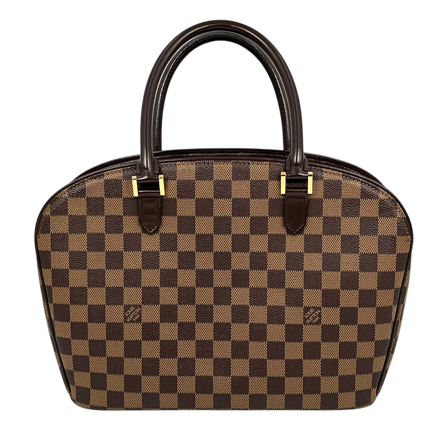 Louis Vuitton Damier Ebene Saria Horizontal Handbag - Dark Brown 