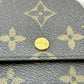 Louis Vuitton モノグラム キャンバス ポルトモネクレディ 長財布 - ブラウン