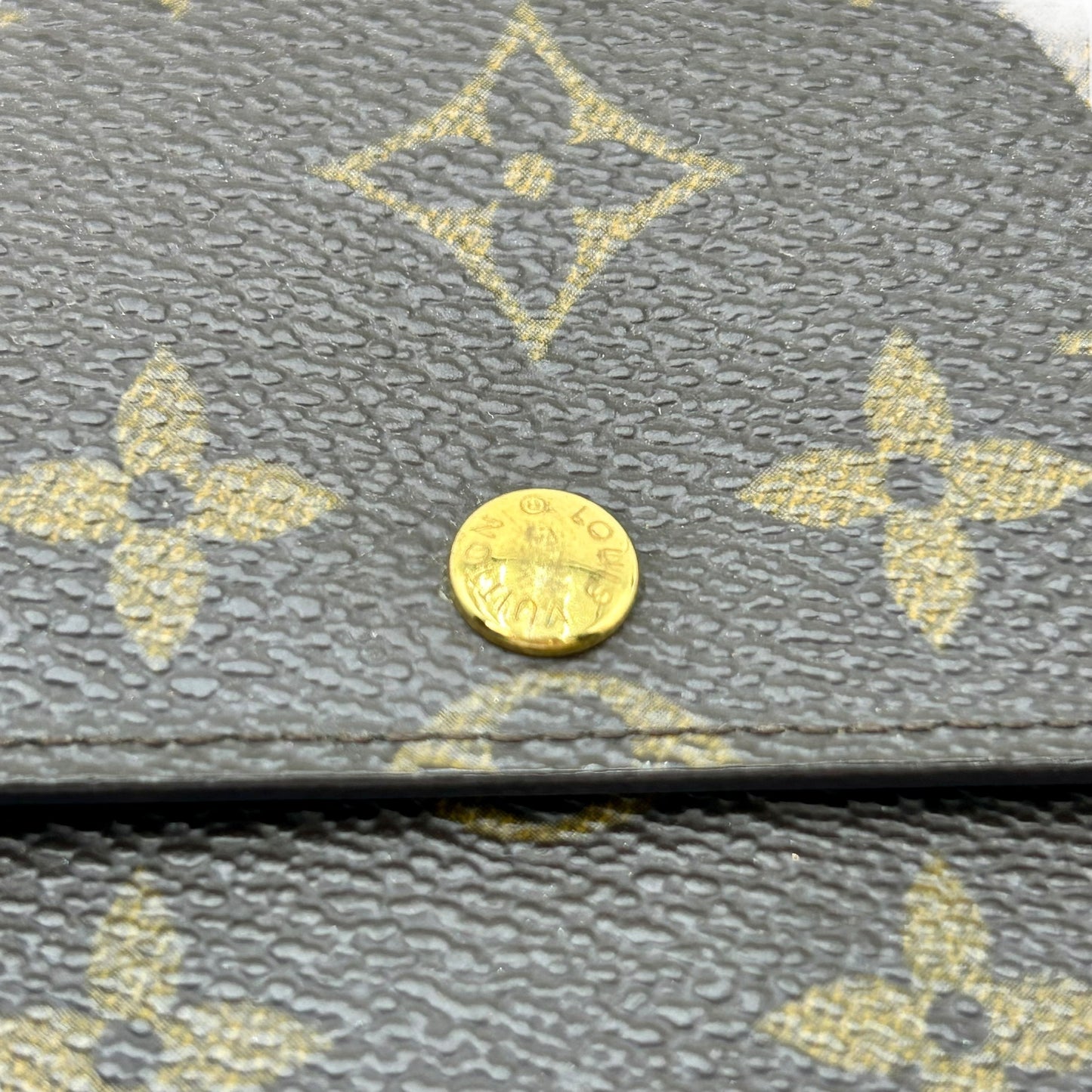 Louis Vuitton モノグラム キャンバス ポルトモネクレディ 長財布 - ブラウン