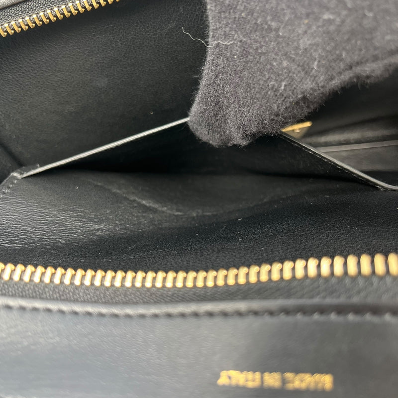 CELINE Trapeze Handbag - Navy Blue 