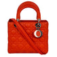 Dior Lady Dior Handbag Shoulder Bag - Orange 