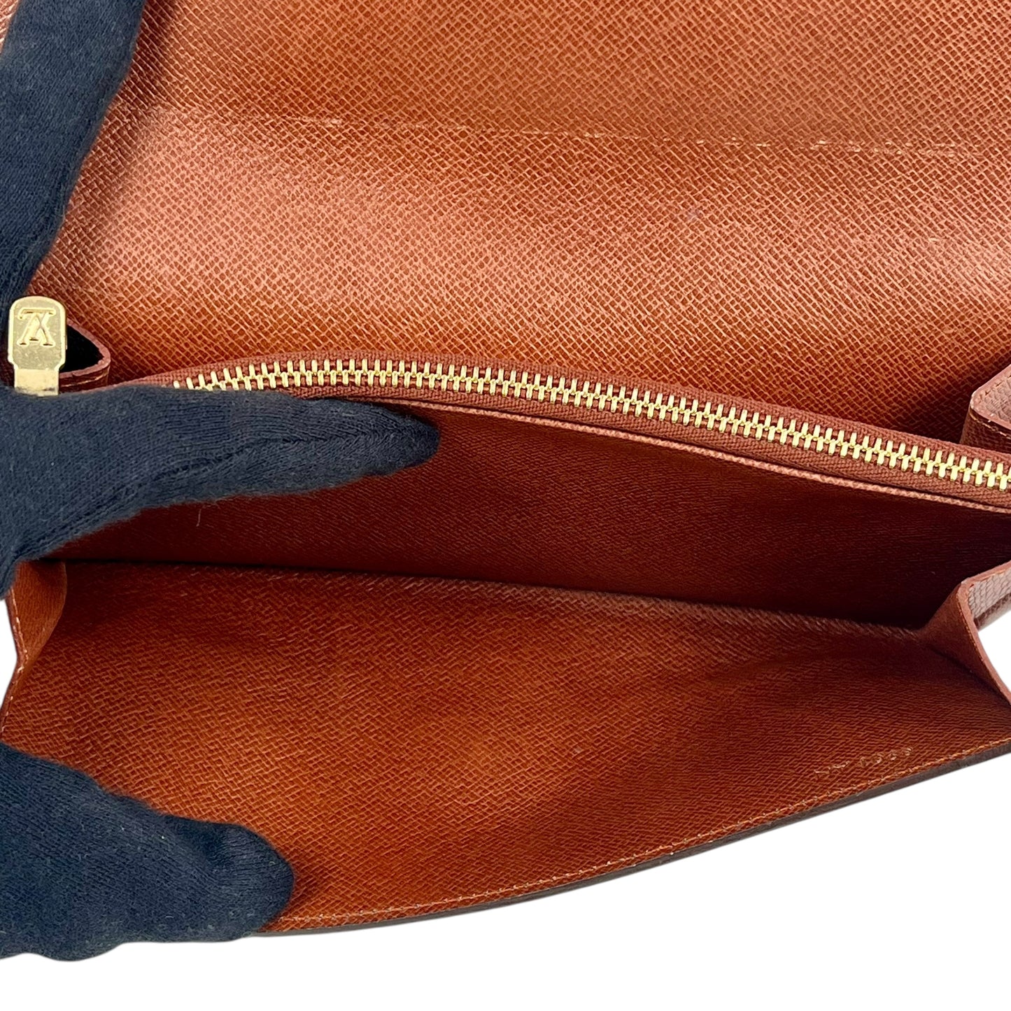 Louis Vuitton モノグラム キャンバス ポルトモネ クレディ 長財布 ロングウォレット - ブラウン - 31496