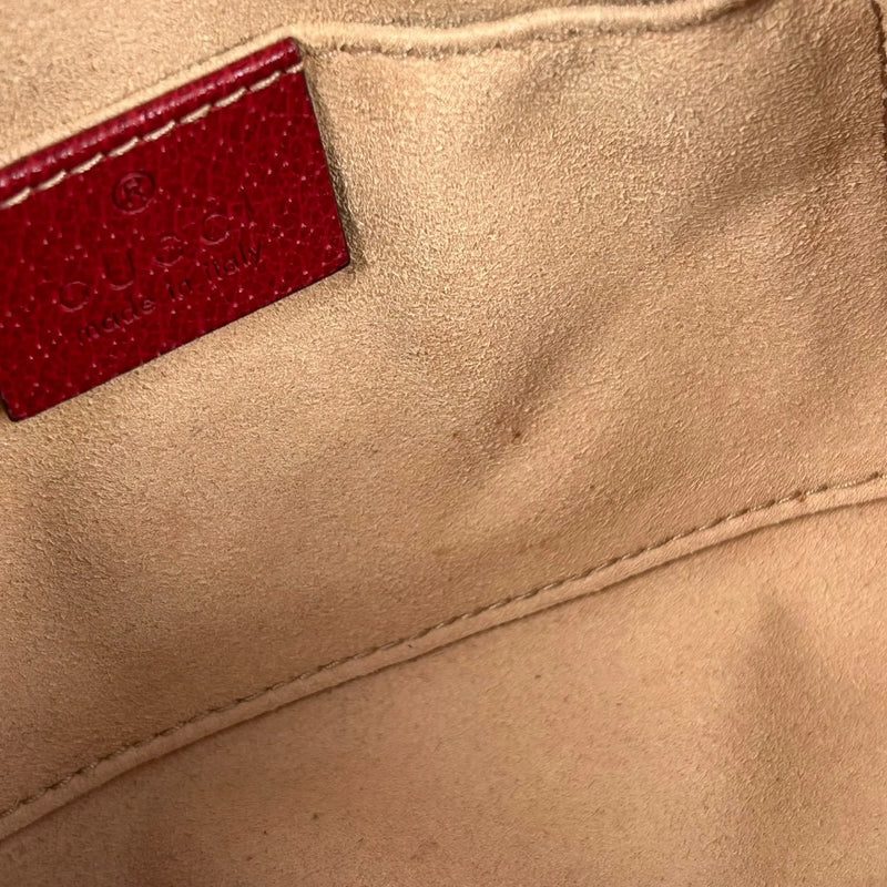 GUCCI GG Flora Ophidia Shoulder Bag - Red 