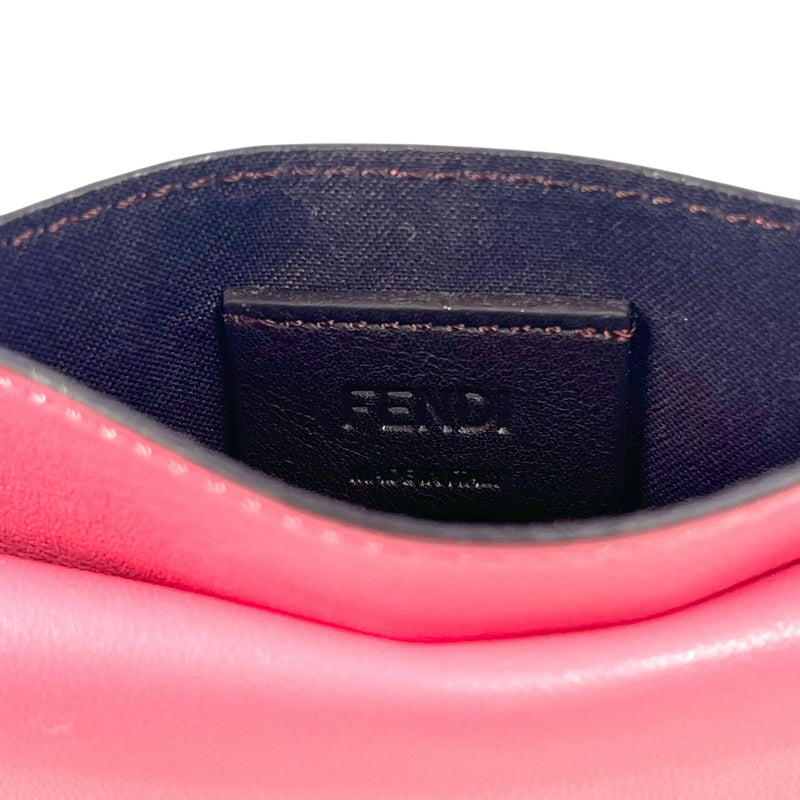 FENDI レザー カードケース コインケース - ピンク