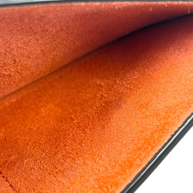 GUCCI GG Logo Embossed Bifold Compact Wallet - Orange 