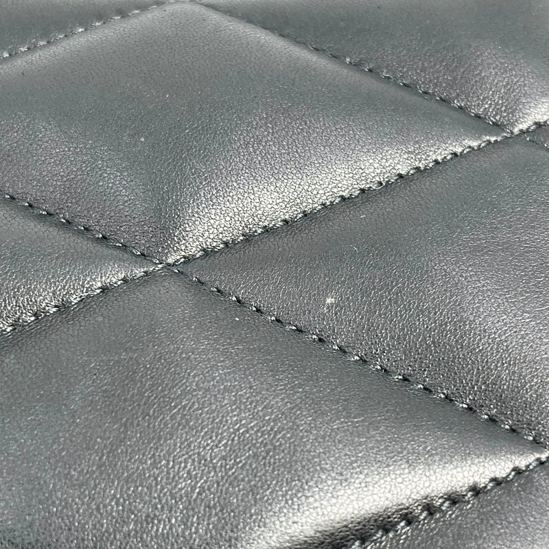 Saint Laurent Quilted Leather Hand Bag One Shoulder Bag - Black 