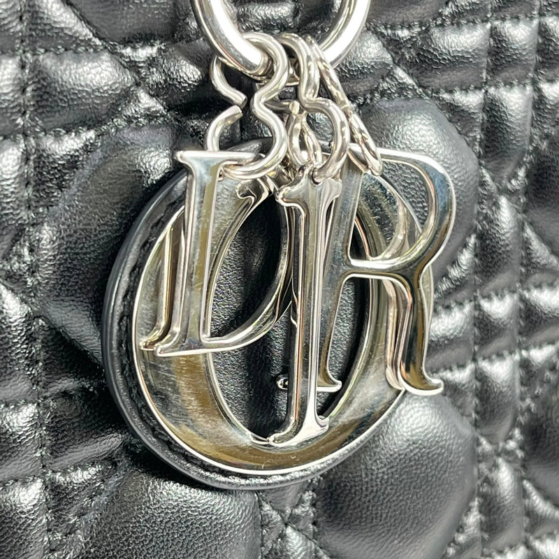Dior Lady Dior Large Handbag - Black 