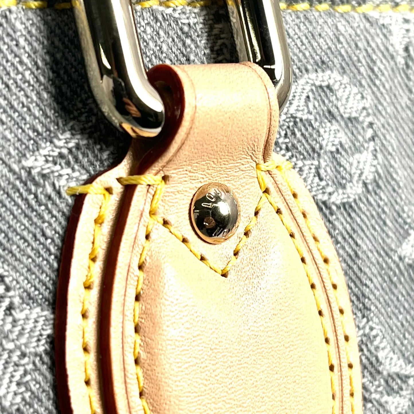 Louis Vuitton モノグラム デニム MM トートバッグ - ブルーグレー - 33685