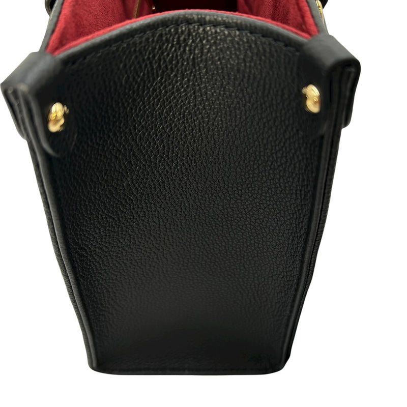 Louis Vuitton Monogram Empreinte On-the-Go PM Handbag/Shoulder Bag - Black 