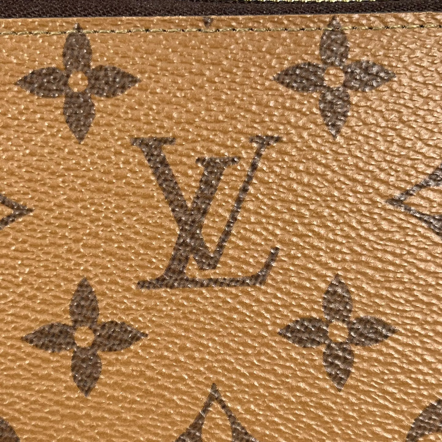 HOLD🔷LOUIS VUITTON Monogram Reverse Zippy Long Wallet - Brown 