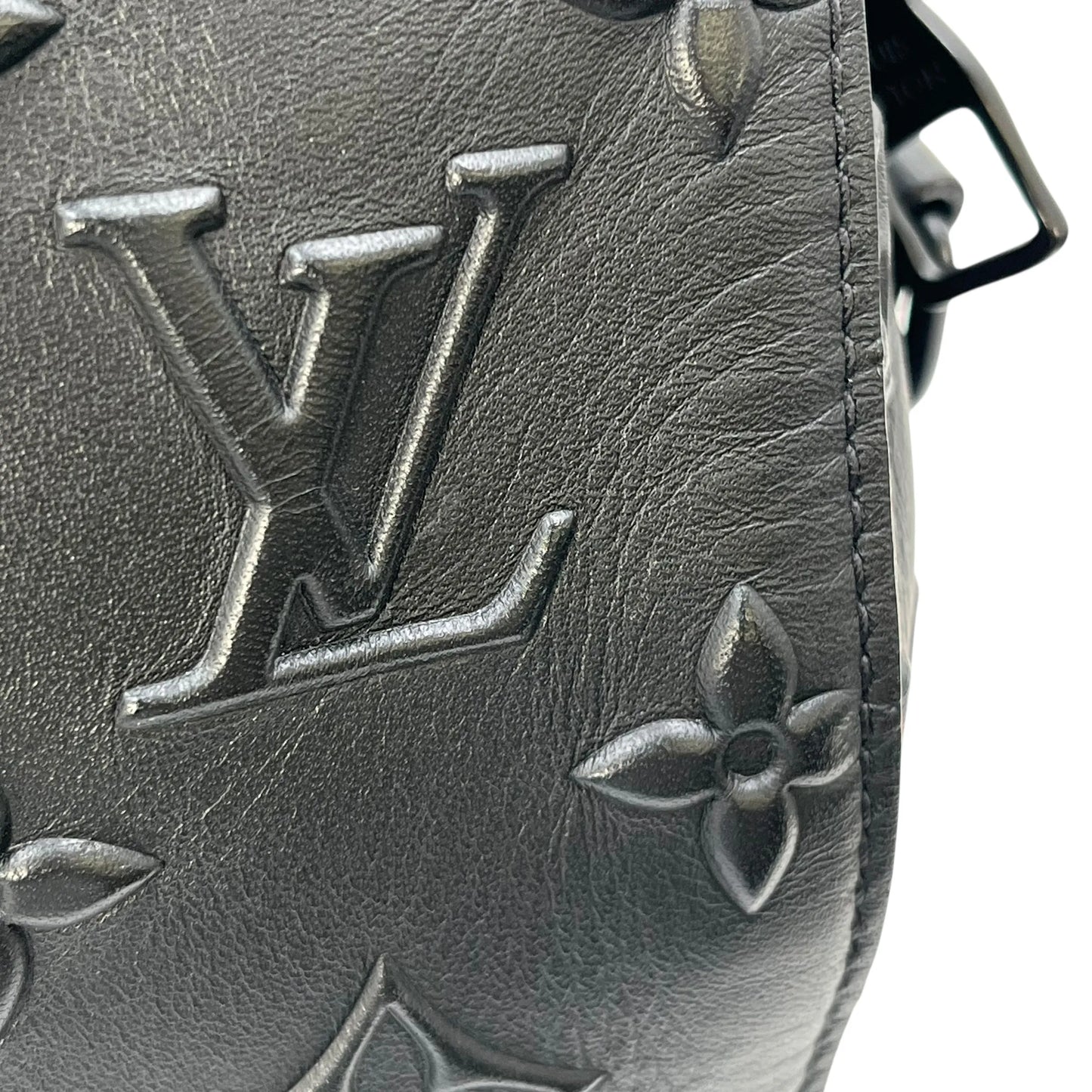 LOUIS VUITTON シティ キーポル モノグラム シール ショルダーバッグ - ブラック
