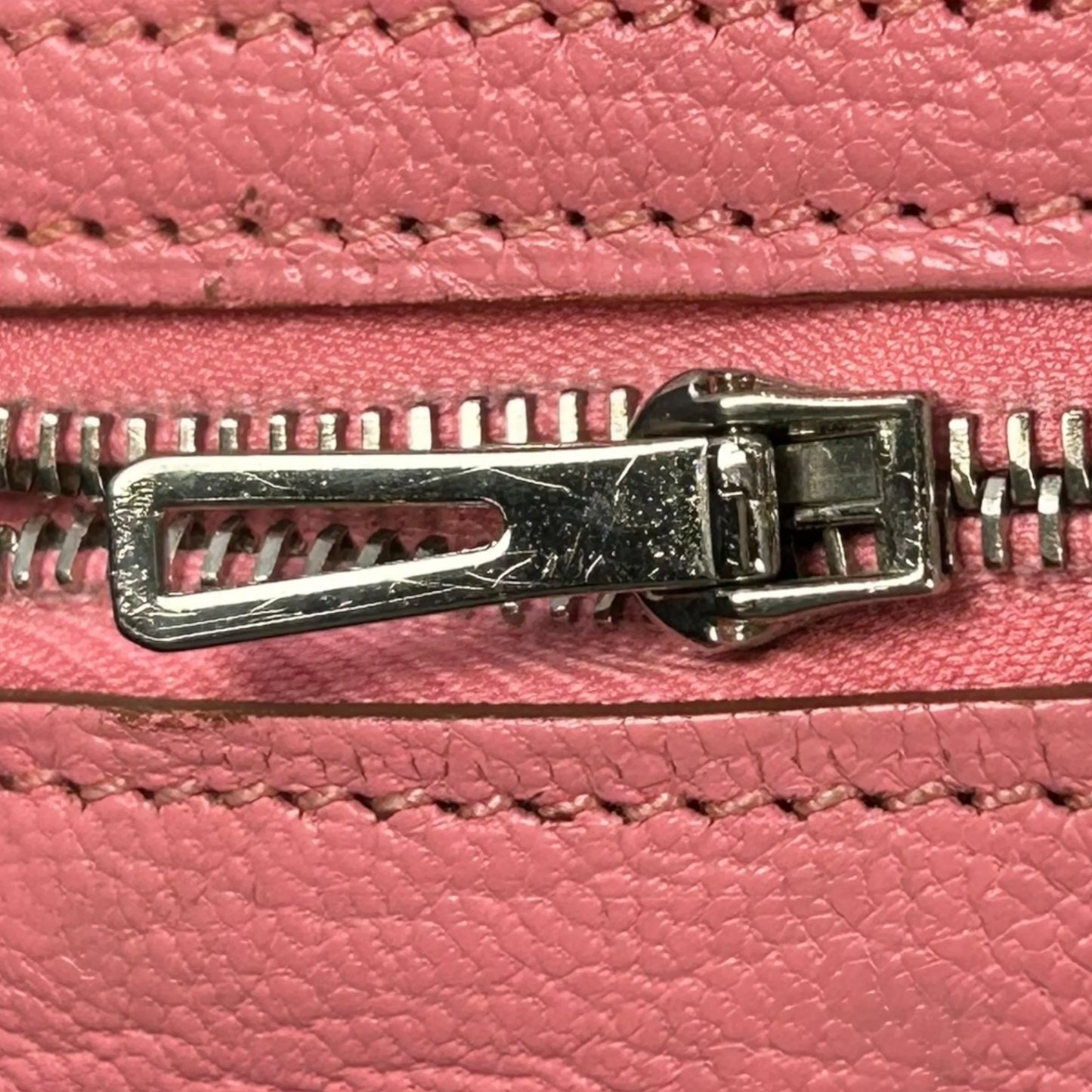 HERMES ベアン スフレ レザー □R刻印(2014年製)  ロングウォレット - ピンク