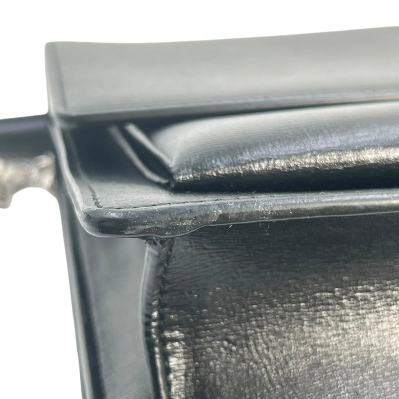 SAINT LAURENT サンセット ミディアム レザー チェーンショルダーバッグ - ブラック