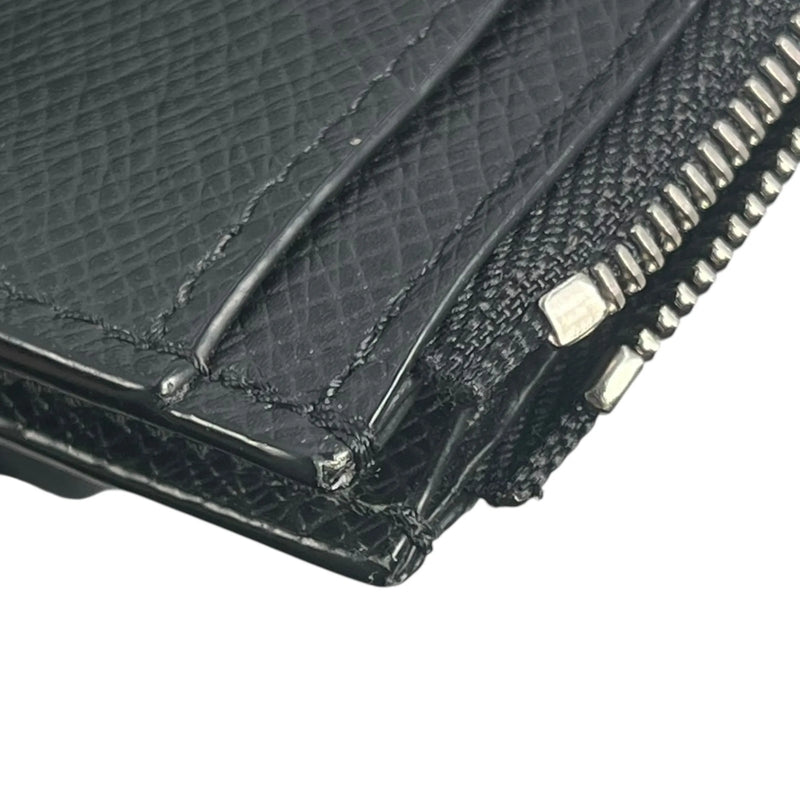 LOUIS VUITTON タイガ レザー カードケース コインケース - ブラック