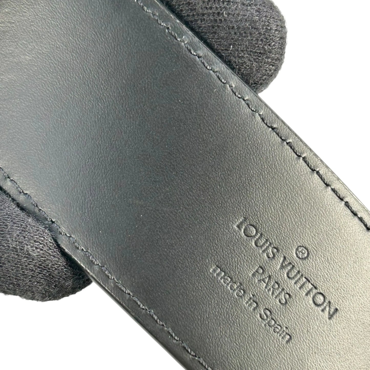 LOUIS VUITTON ダミエ グラフィット ベルト - ブラック