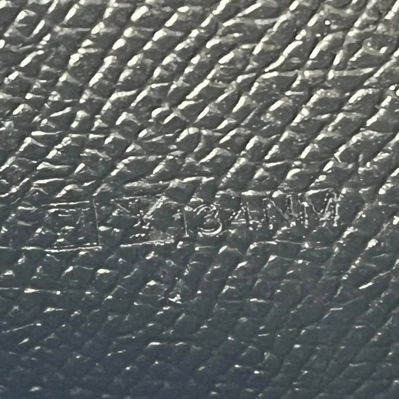 HERMES Bearn Souffle Epsom Leather Long Wallet (2014) - Black (R Stamp) 